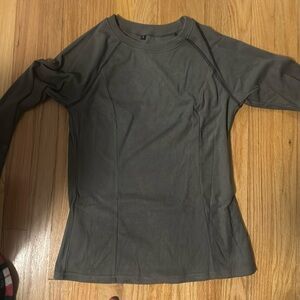 Gray thermal long sleeve